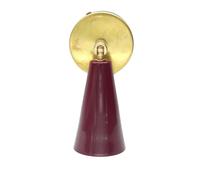 Aplique vintage pequeño de colores POP Latón Granate