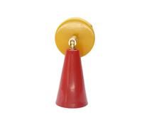 Aplique vintage pequeño de colores POP Mostaza Rojo