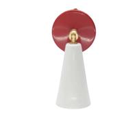 Aplique vintage pequeño de colores POP Rojo Blanco