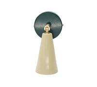 Aplique vintage pequeño de colores POP Verde Botella Beige