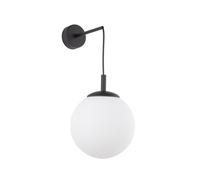 Aplique Wandleuchte Cristal Metal H:45CM B: 18 CM Negro Blanco E27