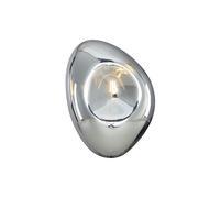 Aplique Wandleuchte Cromo Metal Cristal E14 H: 27,5 CM Brillante Moderno Pasillo
