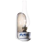 Aplique Wandleuchte Diseño Vintage Cristal Cerámica H:33CM Blanco Azul E14