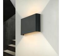 Aplique Wandleuchte Gris Up Down Plano Dormitorio Pasillo Hotel Interior