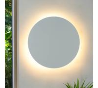 Aplique Wandleuchte Redondo Metal Ø 30CM Plano Blanco G9 Interior Salón Pasillo