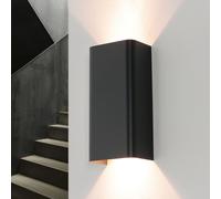 Aplique Wandleuchte Reflector Up Down Gris Pasillo Escalera Hotel GU10 Interior