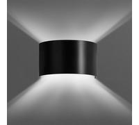 Aplique Wandleuchte Up Down Negro G9 Metal Moderno Interior Pasillo Escaleras