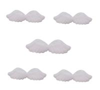 Apliques acolchados hechos a mano con alas de felpa de dibujos animados, accesorios para el cabello, pasadores para el pelo