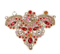 Apliques de Cristal con Pedrería, 2 Piezas, Parches Decorativos de Perlas Artificiales para Coser en Zapatos, Bolsos, Sombreros, Ropa y Accesorios de Joyería