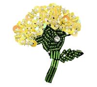 Apliques de cuentas para camisas, chaquetas y bolsos, acento de bordado para decoración de disfraces y manualidades, apliques de flores con cuentas, bordado floral, ropa, bolsos, sombreros, adornos de