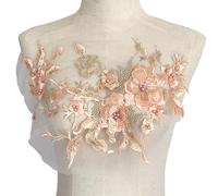 Apliques de flores bordados para decoración del hogar de moda con lentejuelas efecto parches de flores