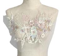 Apliques de flores bordados para decoración del hogar de moda con lentejuelas efecto parches de flores