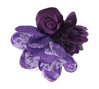 Apliques de flores de encaje hechos a mano con flores de seda para vestidos étnicos, ramilletes de materiales, parches de costura para prendas de vestir