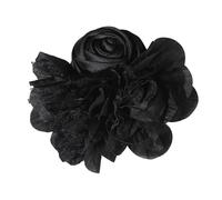 Apliques de flores de encaje hechos a mano con flores de seda para vestidos étnicos, ramilletes de materiales, parches de costura para prendas de vestir