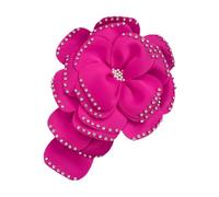 Apliques de flores de múltiples capas con diamantes de imitación de gran tamaño para coser en bodas, vestidos de noche, ropa, accesorios de fiesta