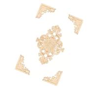 Apliques de madera decorativos para puertas de muebles, diseño europeo tallado, muebles, cama, puerta, armario, decoración, madera