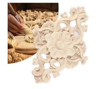 Apliques de madera for puertas de armarios, tallados, incrustaciones, decoración for el hogar y la oficina, manualidades, figuras y miniaturas.(40x20cm)