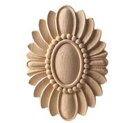 Apliques de madera tallada para muebles, armarios, marcos sin pintar, molduras de madera, decoración del hogar, S10,15