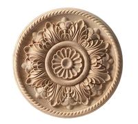 Apliques de madera tallada para muebles, armarios, marcos sin pintar, molduras de madera, decoración del hogar, Y1, 20