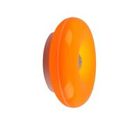 Apliques de pared - Apliques de pared a pilas, Lámpara donut naranja | Mesa de arte moderno de mediados de siglo y decoración de pared para una cabecera, decoración de dormitorio estética y