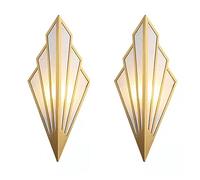 Apliques de pared Art Deco para interiores Lámpara de montaje en pared en forma de abanico, pantalla de lino antiguo Lámpara de pared con enchufe E14 Accesorio de iluminación para sala de estar Dormit