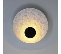 Apliques de pared con diseño de paisaje lunar, lámpara de pared de resina creativa para interiores, luz de pasillo, escalera, porche, luces de pared redondas para sala de estar, dormitorio, accesori