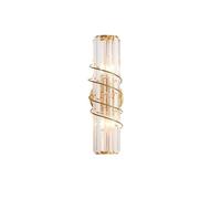 Apliques de Pared de Cristal Y Hierro Forjado con Base G9 Y Luz Cálida para Pared, Ideales para Decorar la Pared Detrás Del Televisor.
