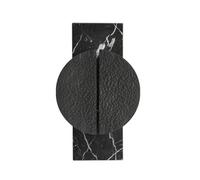 Apliques de pared de latón de 35 cm, lámpara de pared de mármol natural, luminarias de pared con casquillo G4, aplique de pared de estilo chino para sala de estar, comedor, pasillo, estudio y decoraci