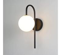 Apliques de Pared para dormitorios, Apliques industriales Vintage para baño, lámpara Dorada y Negra, Modernos para pasillos, escaleras.