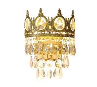 Apliques de Pared para Interiores Color Dorado para Pasillo Lámparas de Pared Espejo Moderno de Cristal para Sala de Estar Dormitorio Baño Y Tocador
