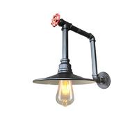 Apliques de Pared Vintage con tubería de Agua, Aplique Industrial de Pared de Vapor, lámpara de Pared de Hierro Retro para Interiores, Apliques Edison con cableado E27 para Bar, Loft, Restaurante