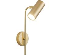 Apliques Lámparas de pared Lámpara de pared moderna con brazo oscilante Iluminación de 360 ° Aplique de pared ajustable Accesorio de iluminación montado en la pared con cilindro hacia abajo for dorm