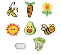 Apliques para ropa, Parches bordados de tela flores, 8 piezas parches reparación apliques for planchar