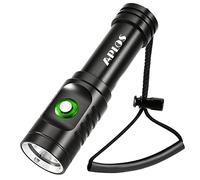 APLOS AP01 LED 1050 lm Resistente al agua IPX8 100 m Luz subacuática profesional con baterías recargables y cargador