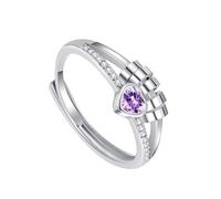 APLudoo Anillos de latón resistentes con diseño de corazón y cuentas giratorias para alivio de la ansiedad y gestión del estrés, anillos ajustables para el pulgar, One Size, como se describe, como se