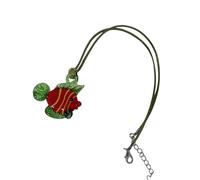 APLudoo Collar de pez de moda, ajustable, accesorio llamativo adecuado para coleccionistas de joyas hechas a mano, peces coloridos