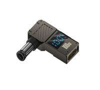 APLudoo Conector adaptador USB C a corriente directa de 100 W, conector hembra a macho para laptop, viajeros de negocios, estudiantes, panel solar