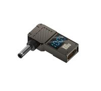 APLudoo Conector adaptador USB C a corriente directa de 100 W hembra a macho para laptop, viajeros de negocios, estudiantes, panel solar