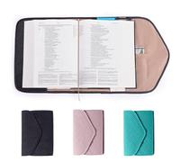 APLUFINE Funda de libro reutilizable con cierre magnético, funda ajustable para amantes de los libros, protector de libros para tapa dura, bolsa para libros, porta-libros