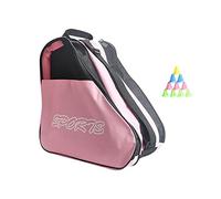 APLVFFZH 1 Bolsa Porta Patines de Ruedas Bolso Organizador de Patines Compartimento Central para Protección Y Bolsillos Laterales para Patines Material Nylon T, Rosado