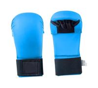 APLVFFZH 1 Par Boxing Sports Guantes Protección Avanzada PU Absorbente Espuma Banda Elástica para Entrenamiento Adecuados para Deporte Adultos Boxeo Kara, Azul XL