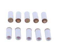 APLVFFZH 10 Piezas Billiard Cue Ferrules Tacos de Billar Puntas de Taco Férulas Largas Accesorios de Reparación de Cabezales Adecuados para Jugadores Salas de, 12mm