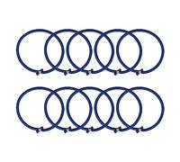 APLVFFZH 10 Piezas Cuerda Elástica para Bungee Cordón de Látex Resistente Sujeción Tarp para Interior Indicada para Adultos Niños, Azul