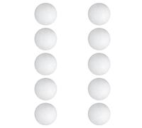 APLVFFZH 10 Piezas Pelotas de Golf Espuma EVA Bolas Práctica Esponja Absorción Impactos Adaptables Adecuadas para Ejercicio Interior Exterior, Blanco