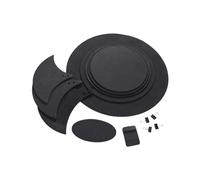 APLVFFZH 10 Uds. Almohadillas Silenciadoras de Batería Juego de Almohadillas de Práctica de Batería para Principiantes