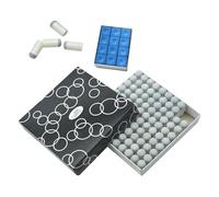 APLVFFZH 100 Piezas Billiard Pool Cue Tips Repuestos Ligeros para Puntas de de Billar Instalación Rápida Material PP Superficie Estable Adecuado para, 11 milímetros