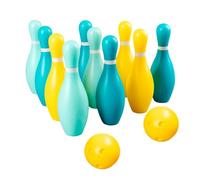 APLVFFZH 12 Piezas Juego de para Niños Set de con 10 Pines y 2 Bolas Actividad Educativa para Fomentar Trabajo en Equipo Adecuado para