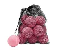 APLVFFZH 18 Piezas Pelotas de Tenis Bolas de Juego Pelotas para Perros Bolas de Entrenamiento Incluyen Bolsa con Cordón Y Consistente Adecuado para Comp, Rosa Claro