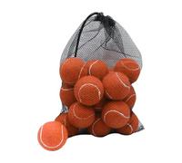 APLVFFZH 18 Piezas Pelotas de Tenis Bolas de Juego Pelotas para Perros Bolas de Entrenamiento Incluyen Bolsa con Cordón Y Consistente Adecuado para Comp, Naranja