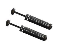 APLVFFZH 2 Piezas de Goles Mesa de Marcador de Puntos Tablero de Puntaje Reemplazo Fabricado en PP Adecuado para Salas de Juegos Reuniones, Estilo b